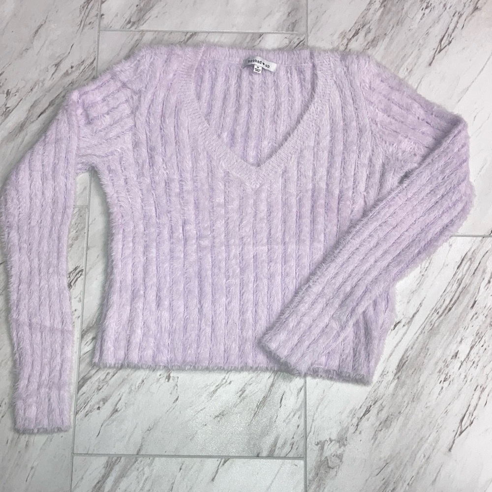 HOOKED UP RIBBED SWEATER